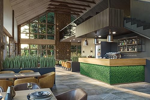 Miniatura 3 de Paneles artificiales para plantas de seto, seto de pantalla de privacidad, valla de privacidad de hiedra vegetal, para decoración de exteriores o