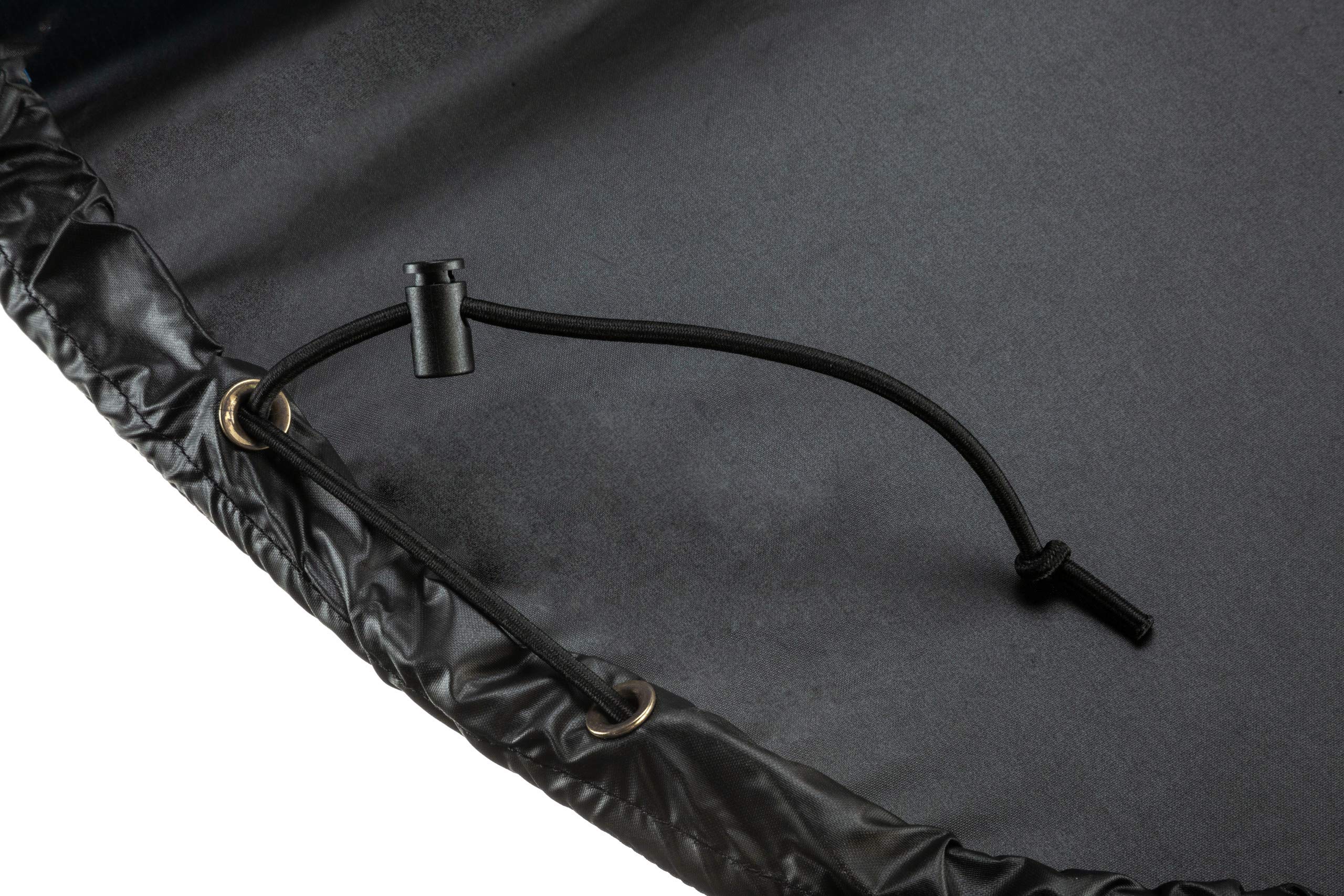 attwood 11776-5 Kayak Nylon Spray Skirt with Mesh Storage Bag, Black