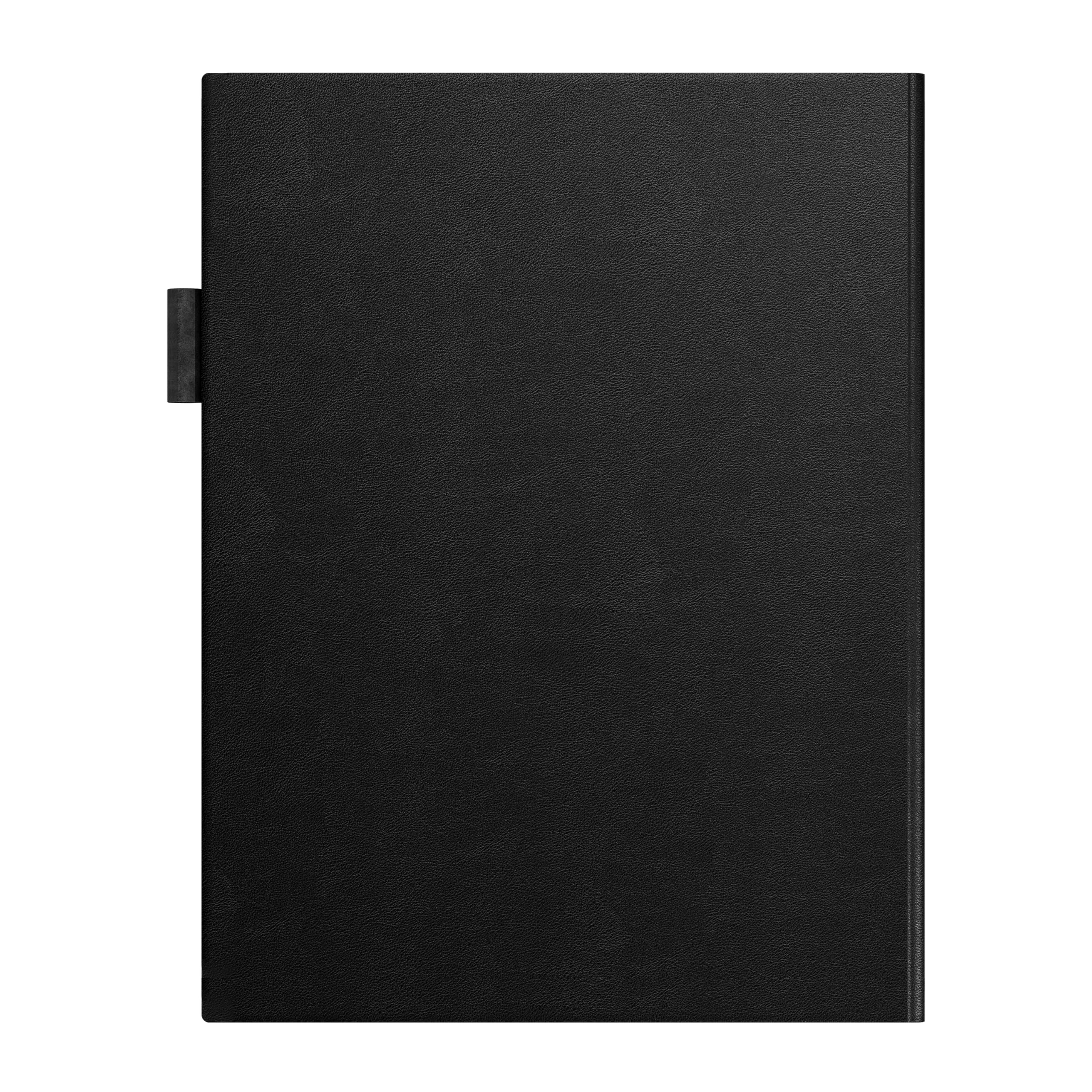 X - Funda magnética de piel con apagado y encendido automático con cierre magnético (negro)