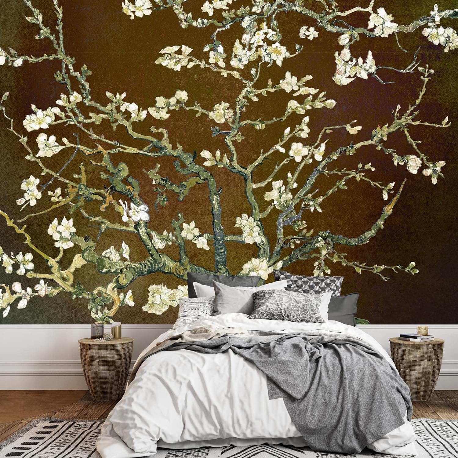 wall26 Peel and Stick Wallpapaer - Famous Paintings Collage by Vincent Van Gogh | Removable Large Wall Mural Creative Wall Decal - 100x144 inches