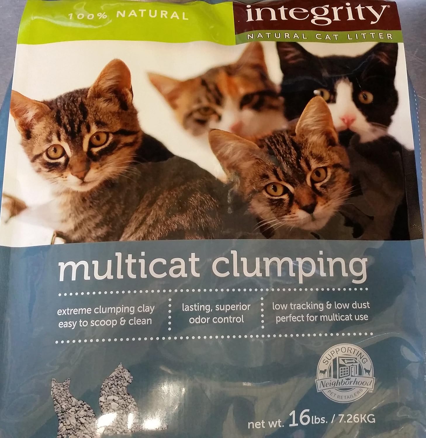 Integrity Natural Multicat Clumping Litter 16 Lb