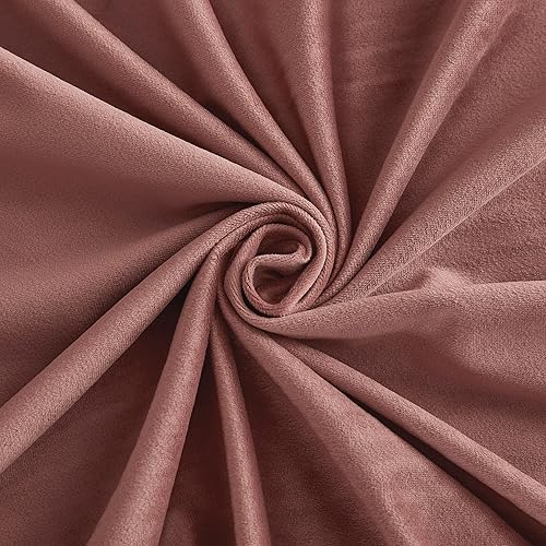 Miniatura 327 de RYB HOME - Cortinas de terciopelo beige, cortinas decorativas resistentes con pestaña trasera, cubierta de privacidad para oscurecer habitación