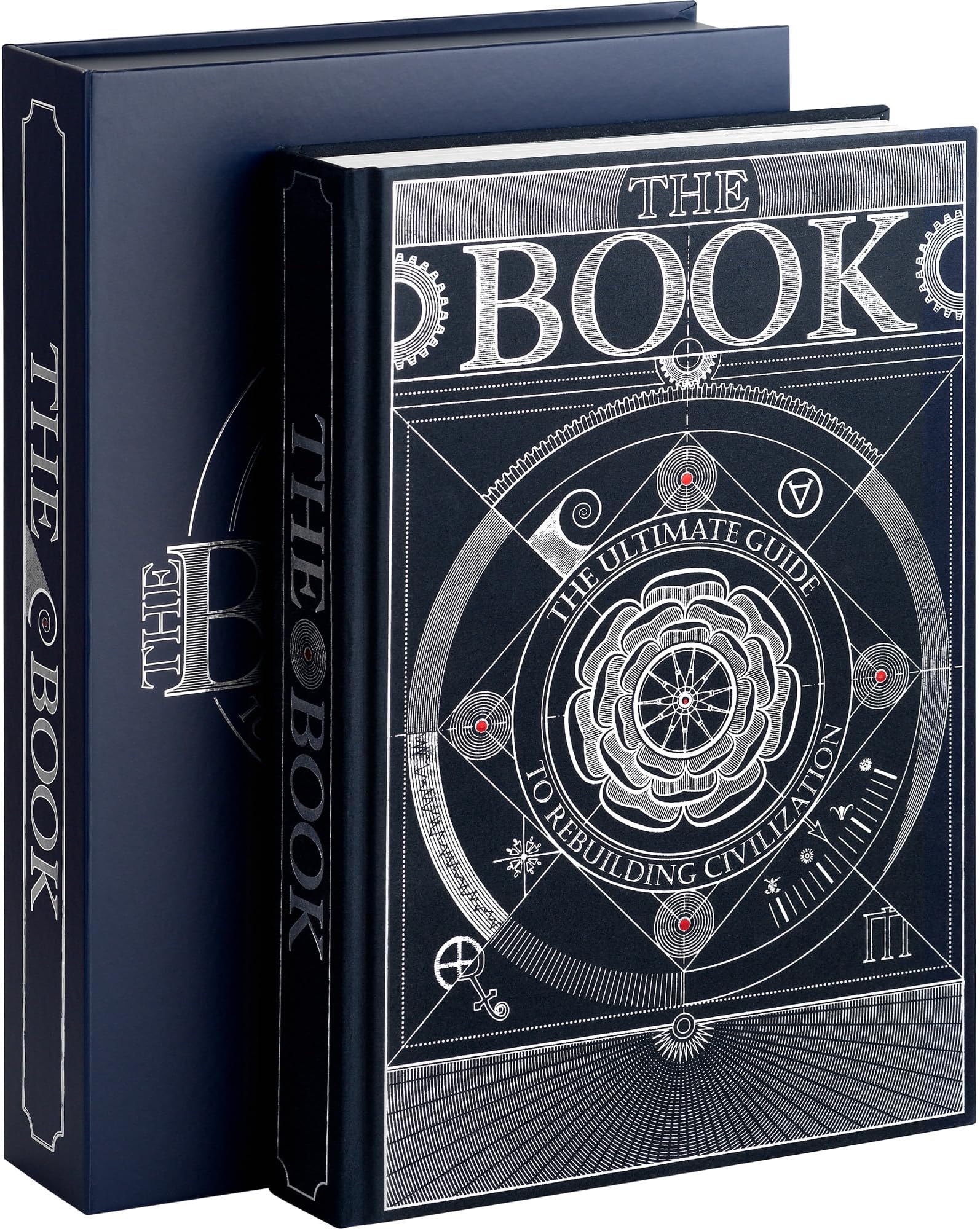 HUNGRY MINDS The Book in a Gift Box: Ultimate Guide for Rebuilding Civilization - Unique Artifact - Knowledge Encyclopedia with Over 400 Pages of Detailed & Catchy Illustrations