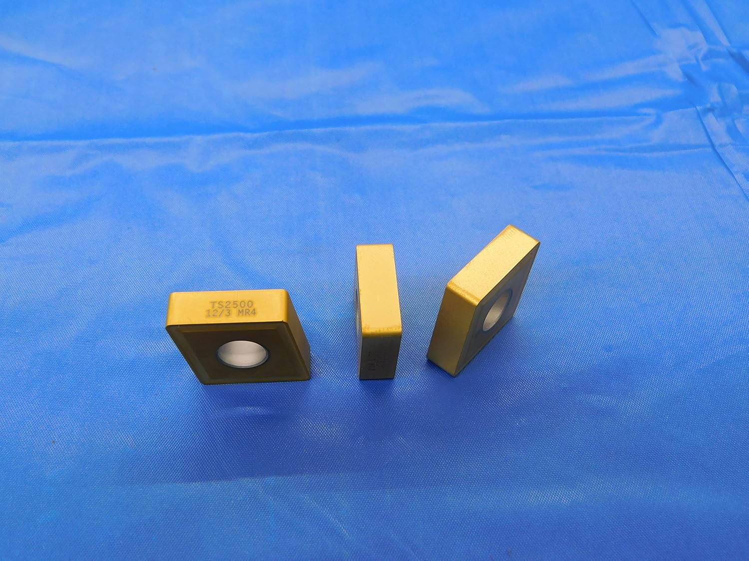 6PCS New SECO CNMG190612-MR4 TS2500 TiN Coated Carbide Turning Inserts - MB7805AW2