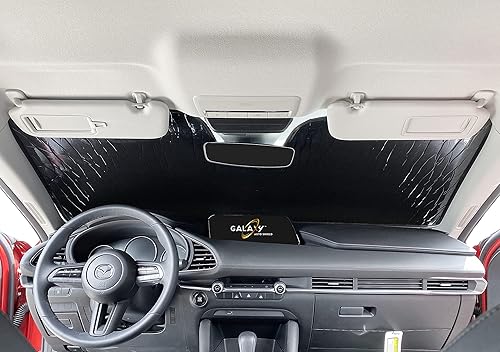 Miniatura 2 de Parasol reflectante de ajuste personalizado para Mazda 3 Mazda3 Sedan Hatchback 2019, 2020, 2021, 2022, 2023, 2024, 2025, Mazda 3, Sedán, Hatchback,