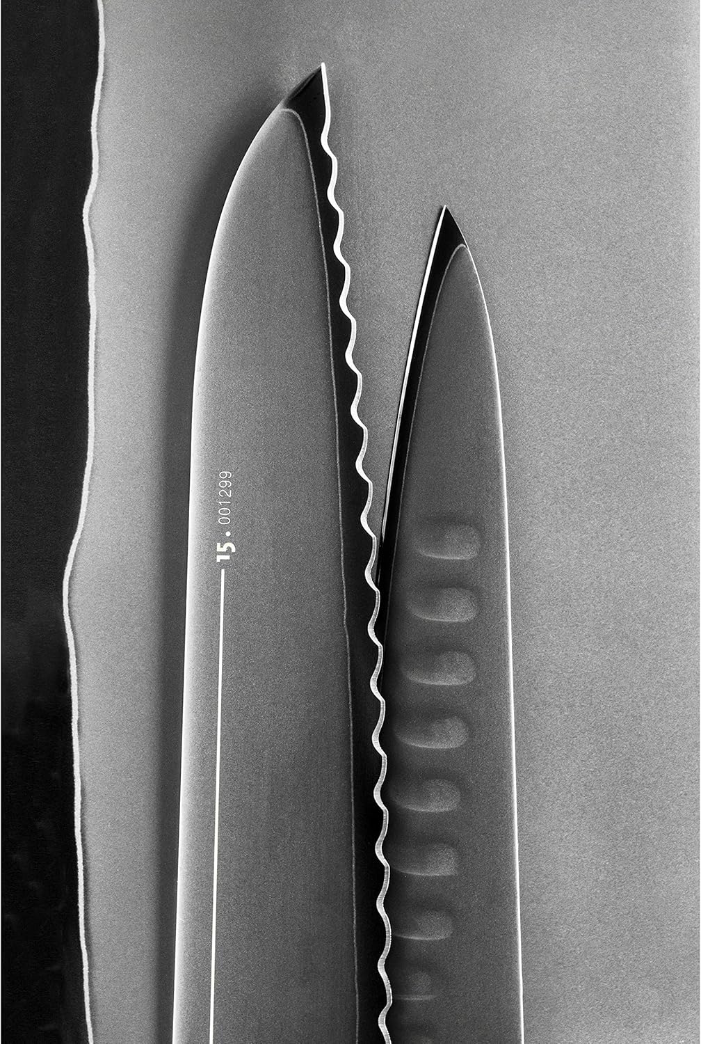 Michel BRAS No. 9 Bread Knife, 11” Handcrafted Serrated Knife, 3 Layer Stainless Steel Blade, Black Pakkawood Handle, Slicing Tool for Professional and Home Chefs