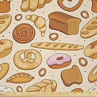 Vista 53 de Lunarable The Yard, tela de mariposa de The Yard, colorido patrón de insectos con alas para primavera, diseño de dibujos animados, tela de Morado