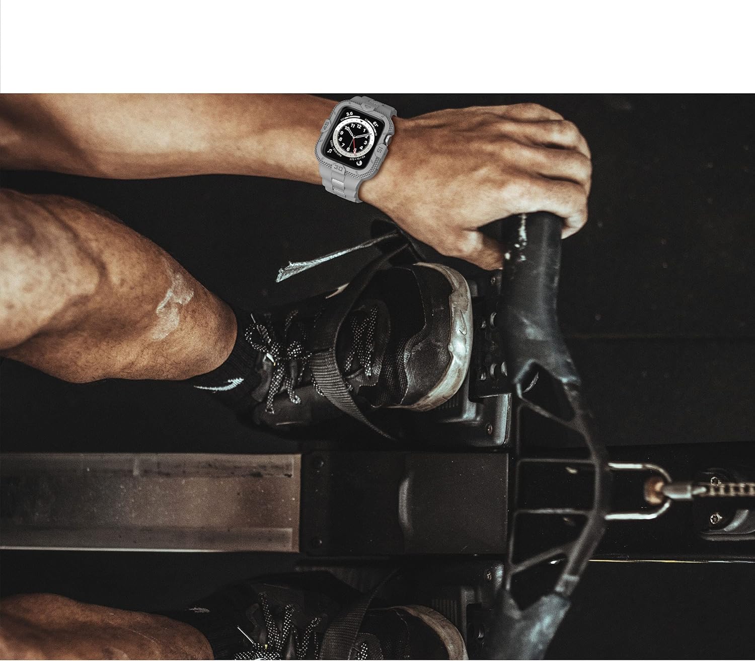 GELISHI Bands Compatible for Apple Watch Band 41mm 40mm 38mm, Men Sport Rugged Band with Protective Case for Watch Series 9 8 7/Series 6 SE 5 4 3 - Image 6