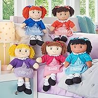 Vista 2 de Let's Make Memories muñeca de trapo para abrazar, suave, para niños de 3años en adelante