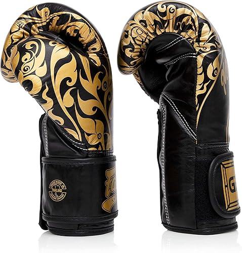 Miniatura 41 de Guantes de entrenamiento Fairtex Glory - Guantes de boxeo y MMA de cuero premium | Hechos a mano en Tailandia - Relleno de espuma absorbente de