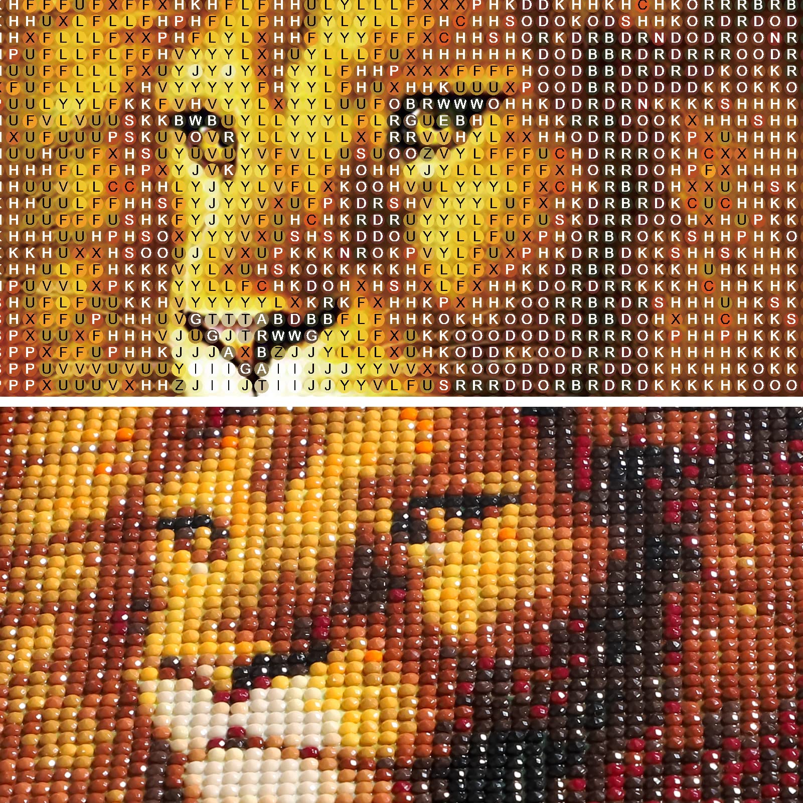 Pittura Diamanti 5D Fai Da Te – Leone Su Tela 30x40cm – Kit Completo Per Decorazione Parete