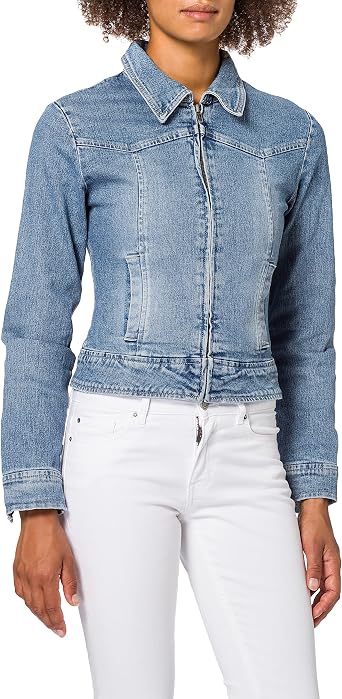 Herrlicher Joplin Denim Chaqueta Vaquera, Azul (Dark Fusion 823), X-Small  para Mujer: Amazon.es: Ropa
