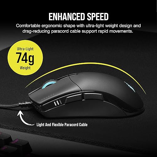 Miniatura 7 de Corsair K95 RGB Platinum XT Teclado mecánico para juegos LED RGB retroiluminado Cherry MX RGB azul negro y Sabre RGB PRO Champion Series FPSMOBA