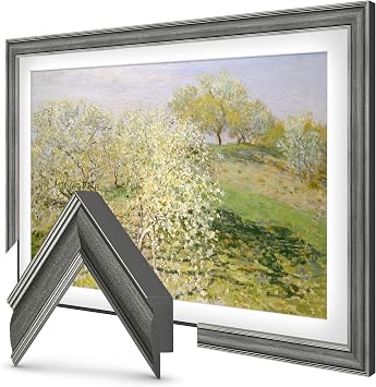 Industrial Iron 43" Slim Deco TV Frame - Compatible ONLY with Samsung The Frame TVs Fits 2021-2026, LS03A, LS03B, LS03C, LS03D, LS03FA