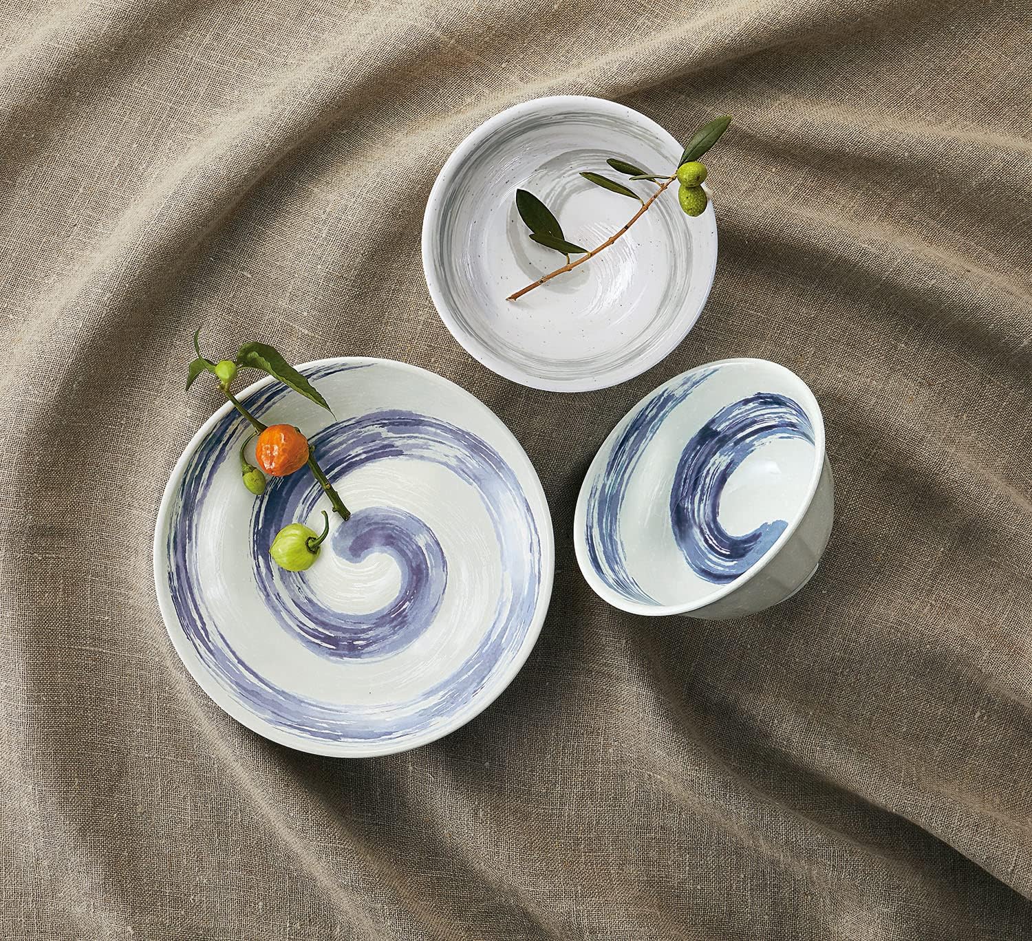 染付 伊万里 鉢 丼 鯉 龍 波紋 鯉の滝登り 煮物に 上手物