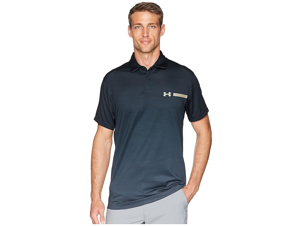 

Under Armour Golf Perpetual Fade Polo (Black/Anthracite/Anthracite) Men's Clothing
