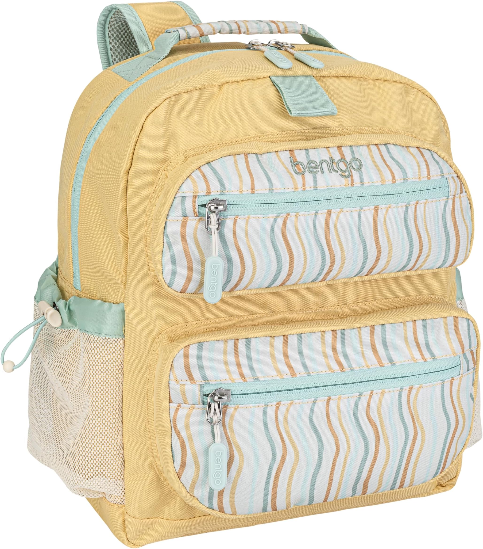 Kids Backpack (Whimsy & Wonder Collection) - Lightweight 14’’ for School, Travel & Daycare - Ideal for Kids 4+, Durable & Water-Resistant, Roomy Interior, Loop for Lunch Bag (Wavy)