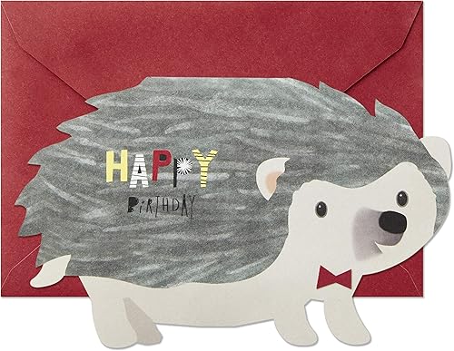 Miniatura 4 de Hallmark Tarjeta de felicitación de cumpleaños desplegable (Honeycomb Hedgehog) (599RZQ1002)