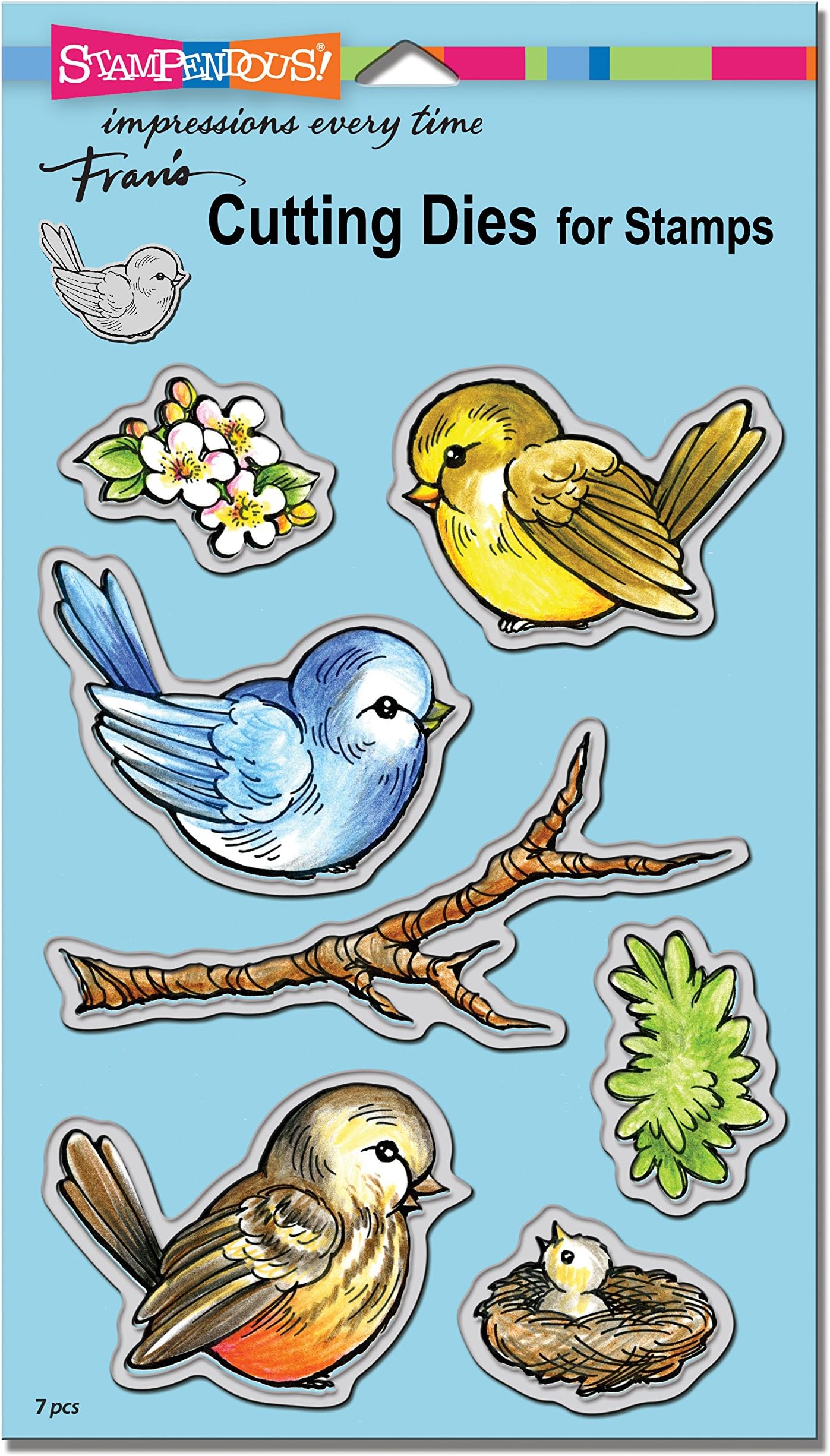 Stampendous Spring Tweets Die Cut Set