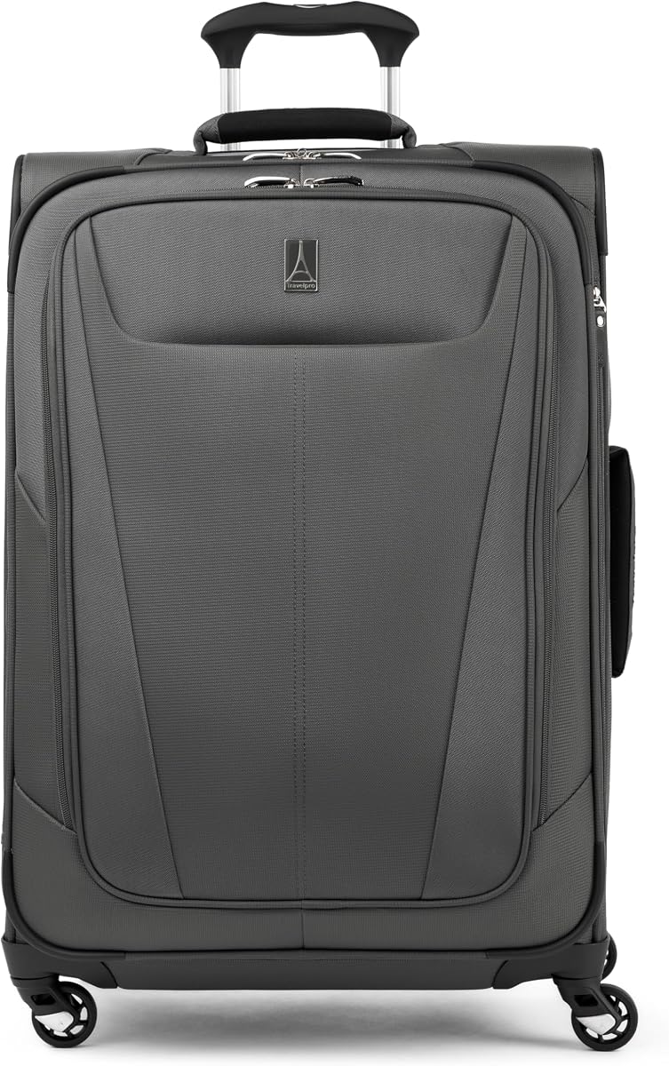 Maxlite 5 Softside - Maleta giratoria para equipaje, color gris, 25 pulgadas