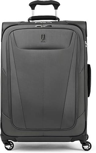 Miniatura 142 de Travelpro Maxlite 5 - Juego de 2 piezas de equipaje de mano de tela, expandibles con 4 ruedas giratorias, bolso blando para debajo del asiento, Negro
