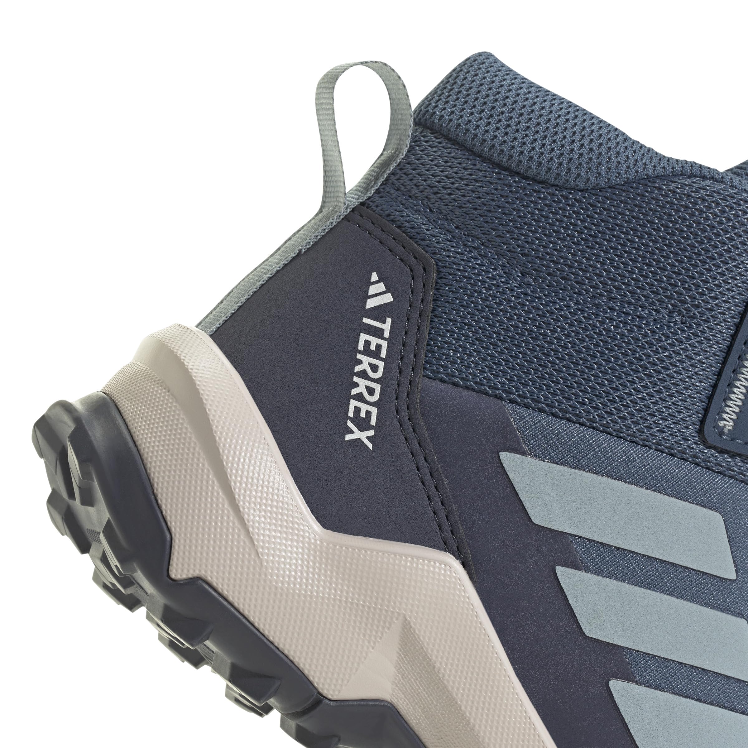 adidas Unisex - Bambini Terrex AX4R Mid Hiking Shoes, Wonder Steel/Magic Grey/Shadow Navy, 30 1/2 EU