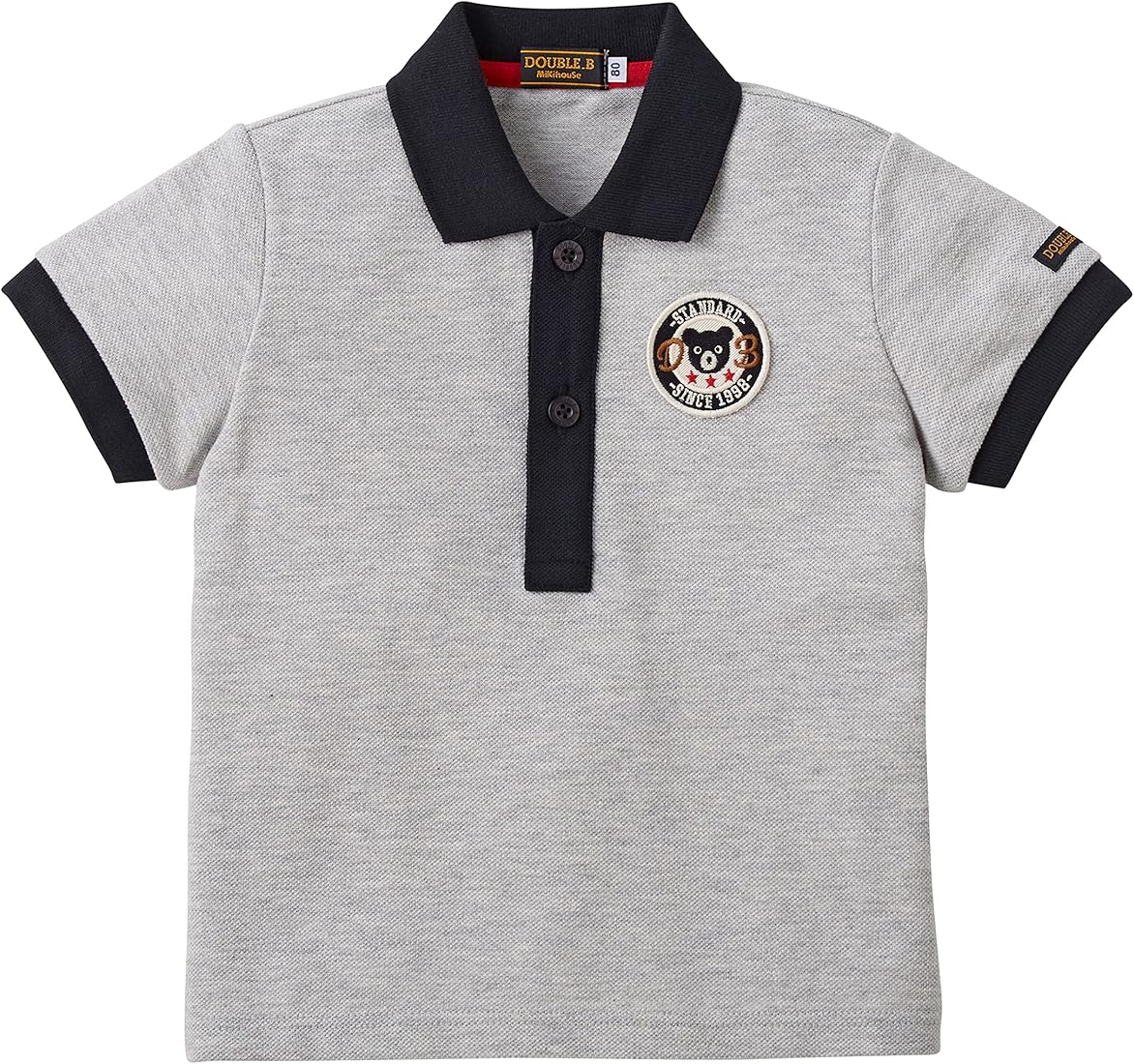 ☆お求めやすく価格改定☆ ミキハウス ダブルB 半袖 ポロシャツ