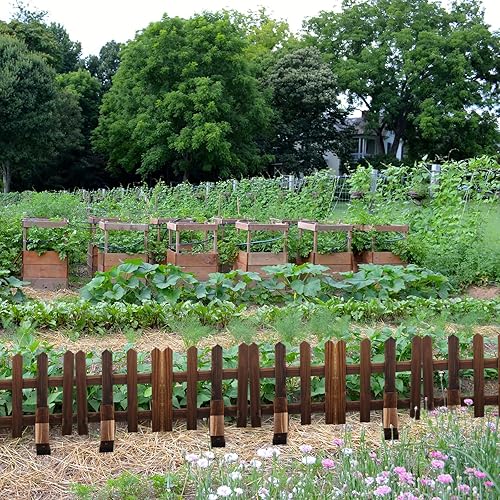Miniatura 7 de Base de poste de valla de pie independiente, 2 piezas, soporte de valla triangular de madera, bases de valla de jardín, pies de panel de pantalla