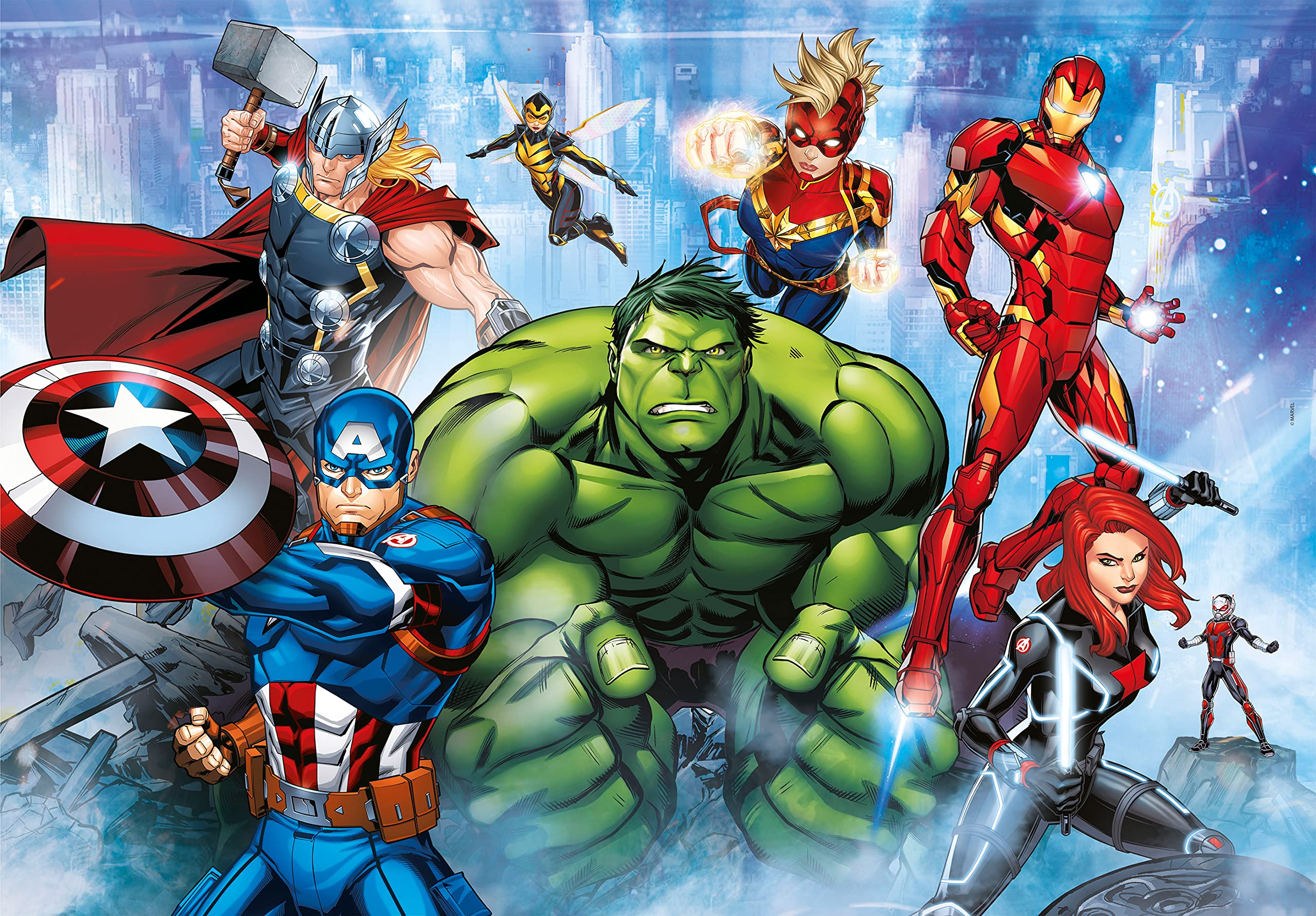 Amazon.com: Clementoni 29778 Puzzle Los Vengadores Avengers Marvel