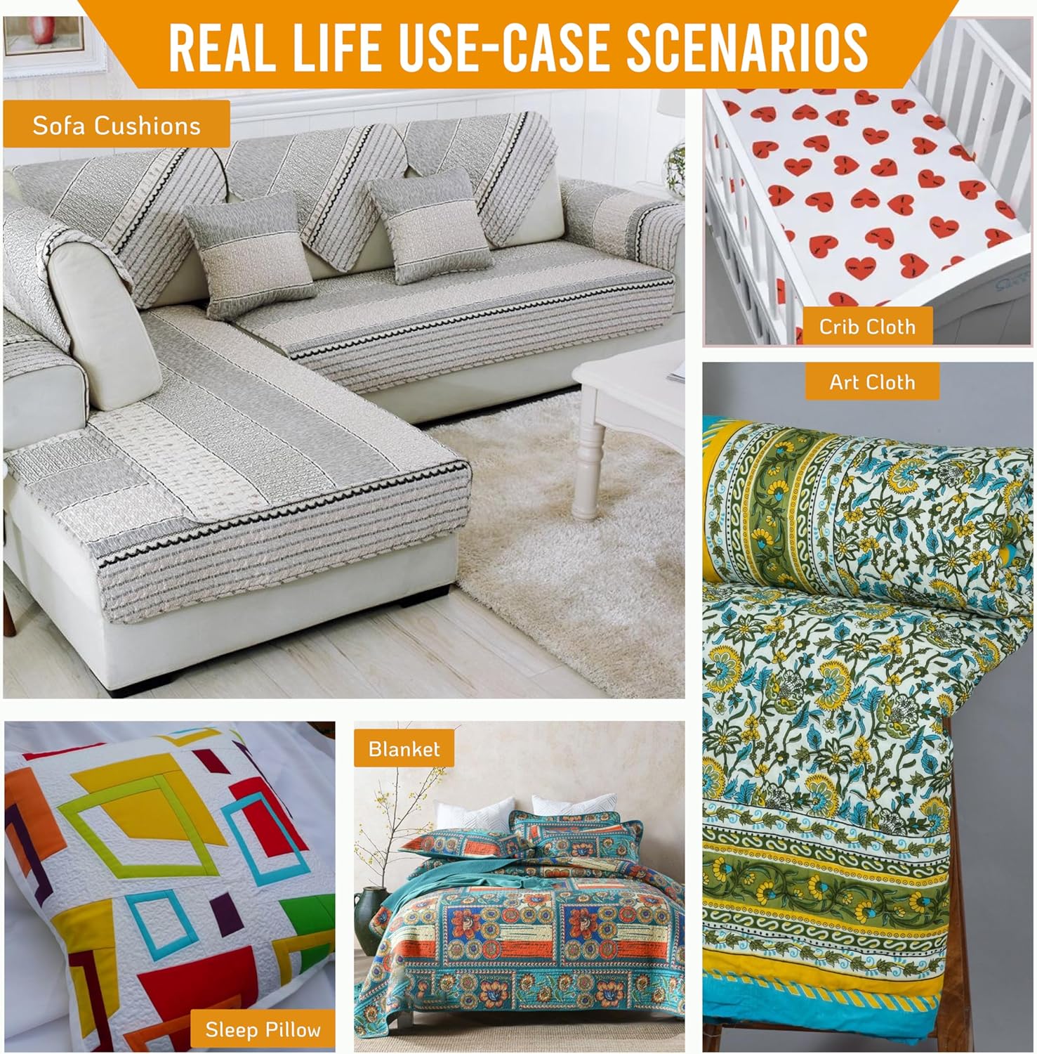 Cotton Batting for Quilting – 100% Cotton Quilt Batting by The Roll 102" x 108" | Clean White Batting for Quilts, Sewing, Arts & Crafts, Baby Blankets, Cushions, Pillows & Cotton Stuffing…