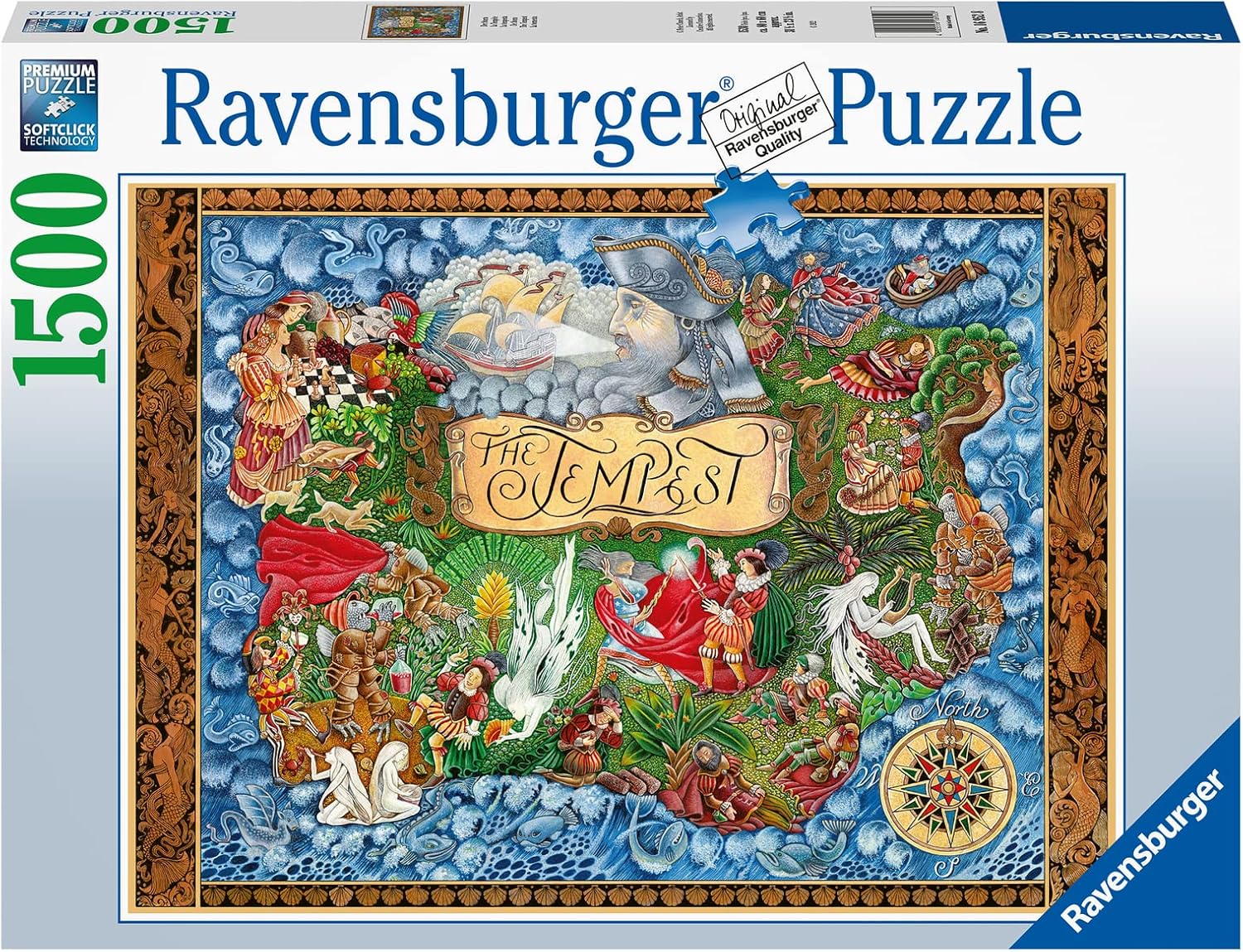 Ravensburger The Tempest 1500 Piece Jigsaw Puzzle for Adults - 16952 - Every Piece is Unique, Softclick Technology Means Pieces Fit Together Perfectly