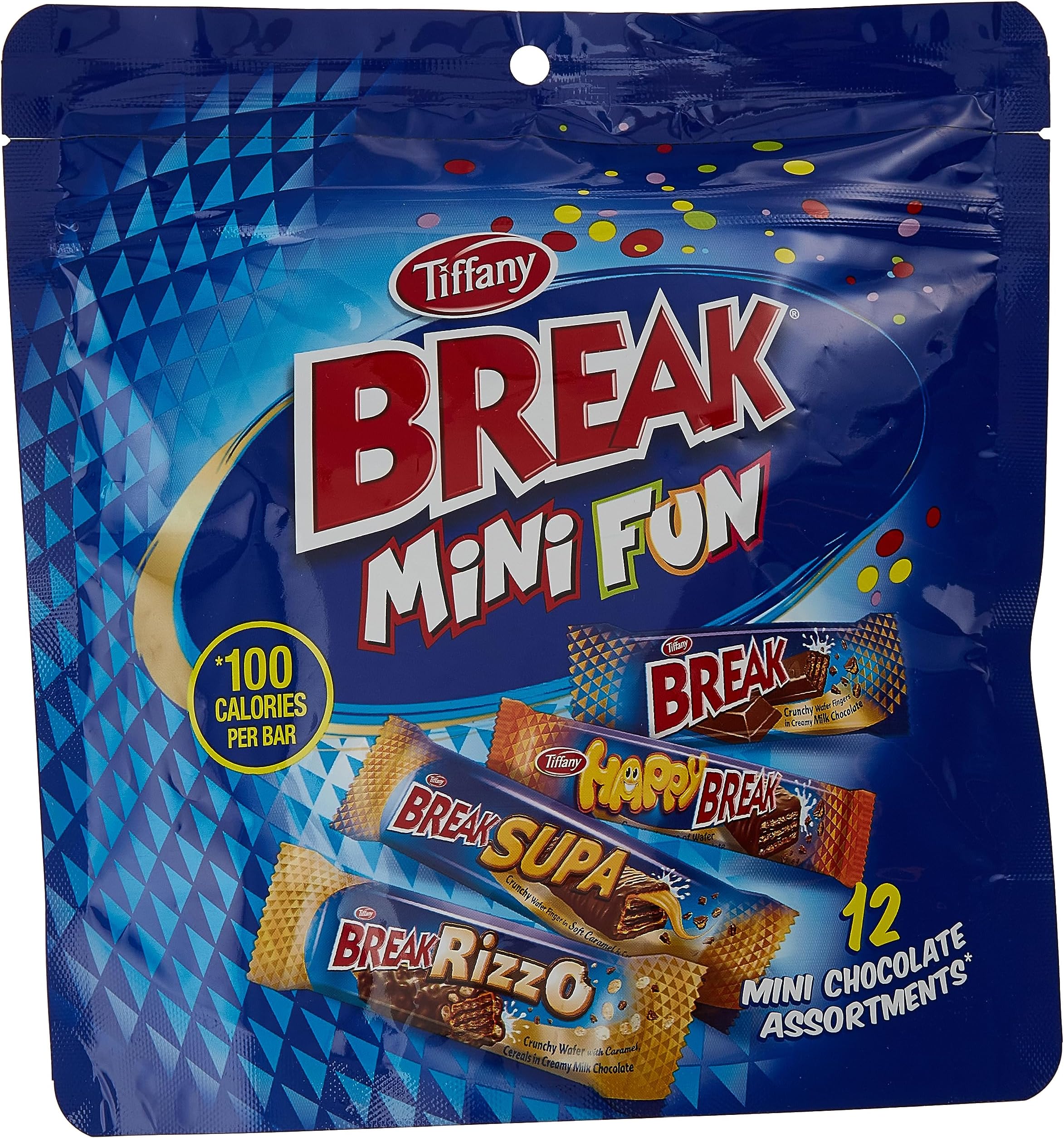 Tiffany Break, Mini Fun Pouch Wafer Fingers, 169.5g