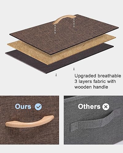 Miniatura 9 de Crestlive Products Torre de Almacenamiento Vertical para Cómoda - Marco de Acero Resistente, Superficie de Madera, Contenedores de Tela de Fácil