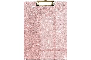WAVEYU Acrylic Glitter Clipboard