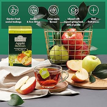 Amazon.co.jp: AHMAD TEA (アーマッドティー) アップル 2g×20P : 食品