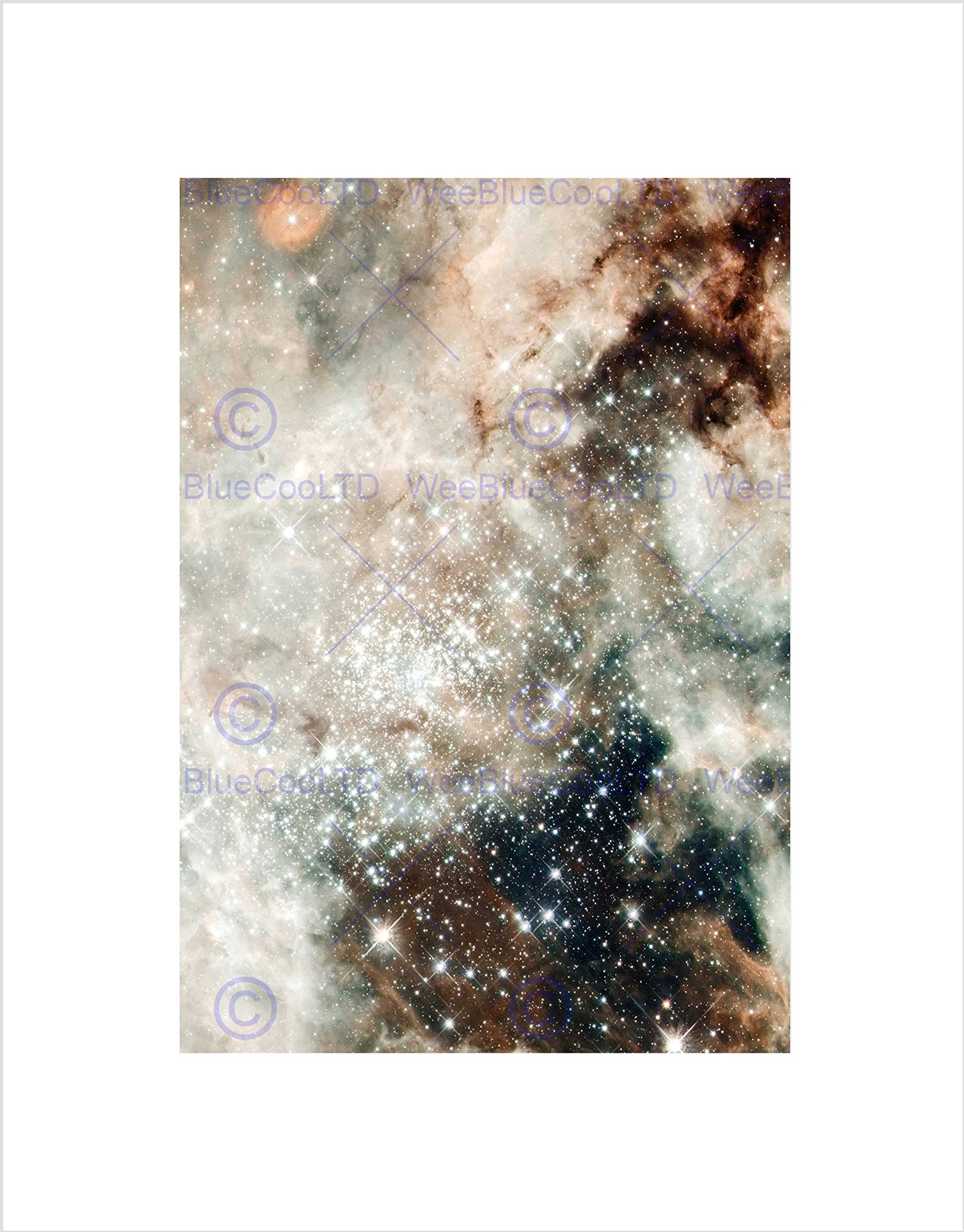 Wee Blue Coo Hubble Space Telescope Images 30 Doradus NGC 2070 Wall Art Print