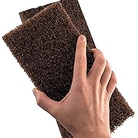 Algopix Similar Product 6 - Heavy Duty XL Brown Scouring Pad 20