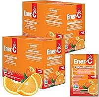 Vista 1 de Ener-C - Vitamin C Immune Support, 1000mg Vitamin C Effervescent Multivitamin Drink Powder, Fruit Juice Vitamin C Drink Mix for Hydration with