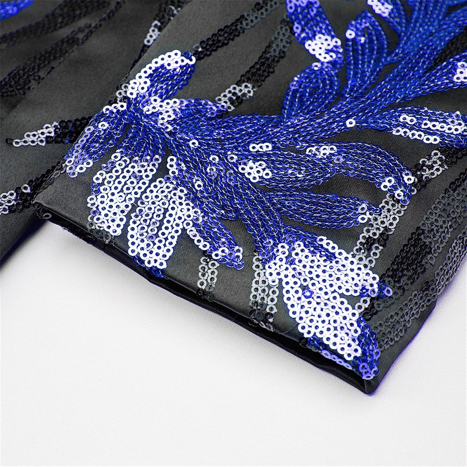 Mens Floral Sequin Tuxedo Jacket Shawl Lapel 1 Button Slim Fit Blazer Party Wedding Banquet Prom Stylish Tuxedo