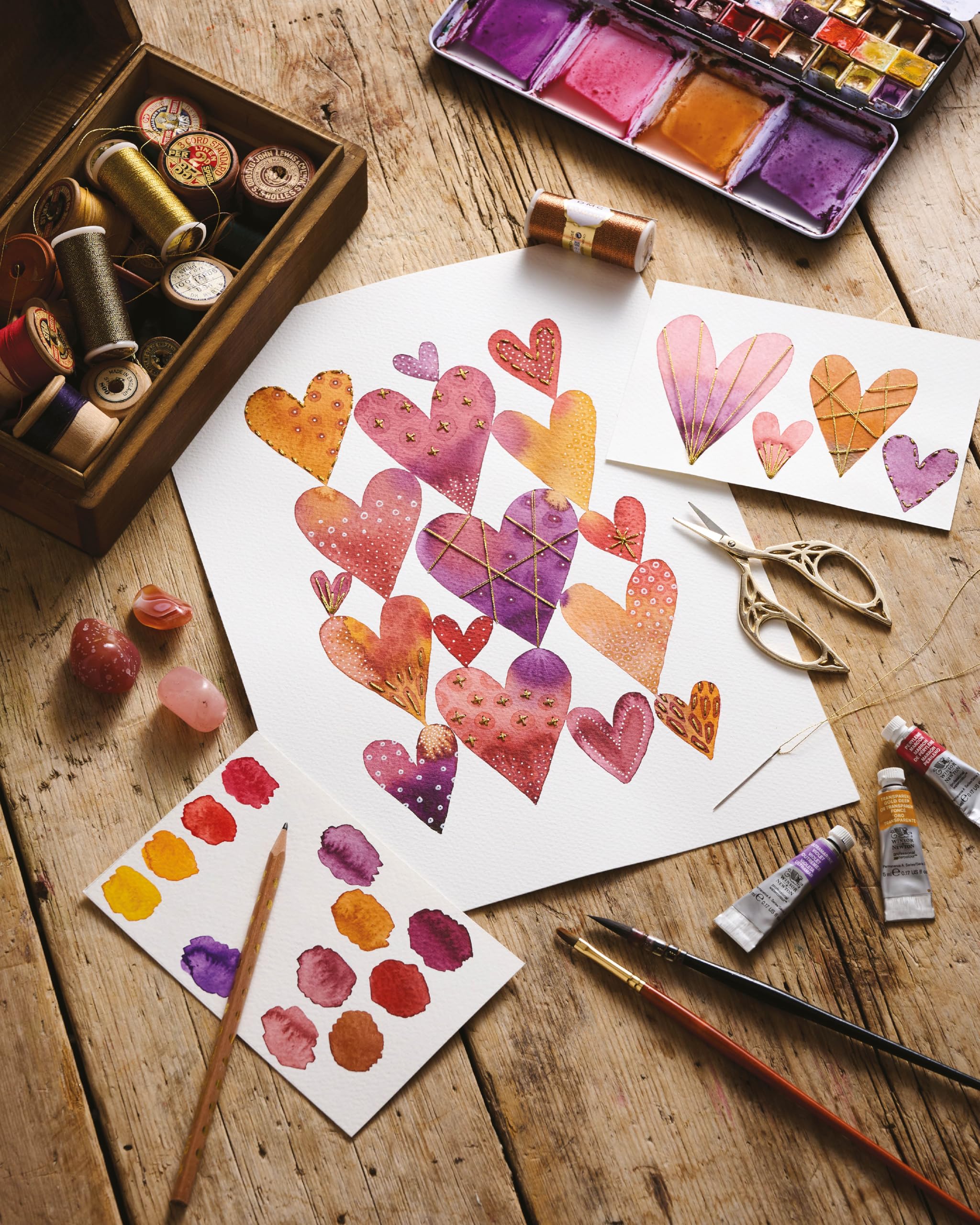 Creative Abstract Mixed Media : The Beginner's Guide to Expressive Painting with Watercolor and More!