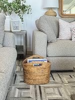 Vista 4 de KOUBOO 1060135 La Jolla - Revistero ovalado de ratán, marrón miel