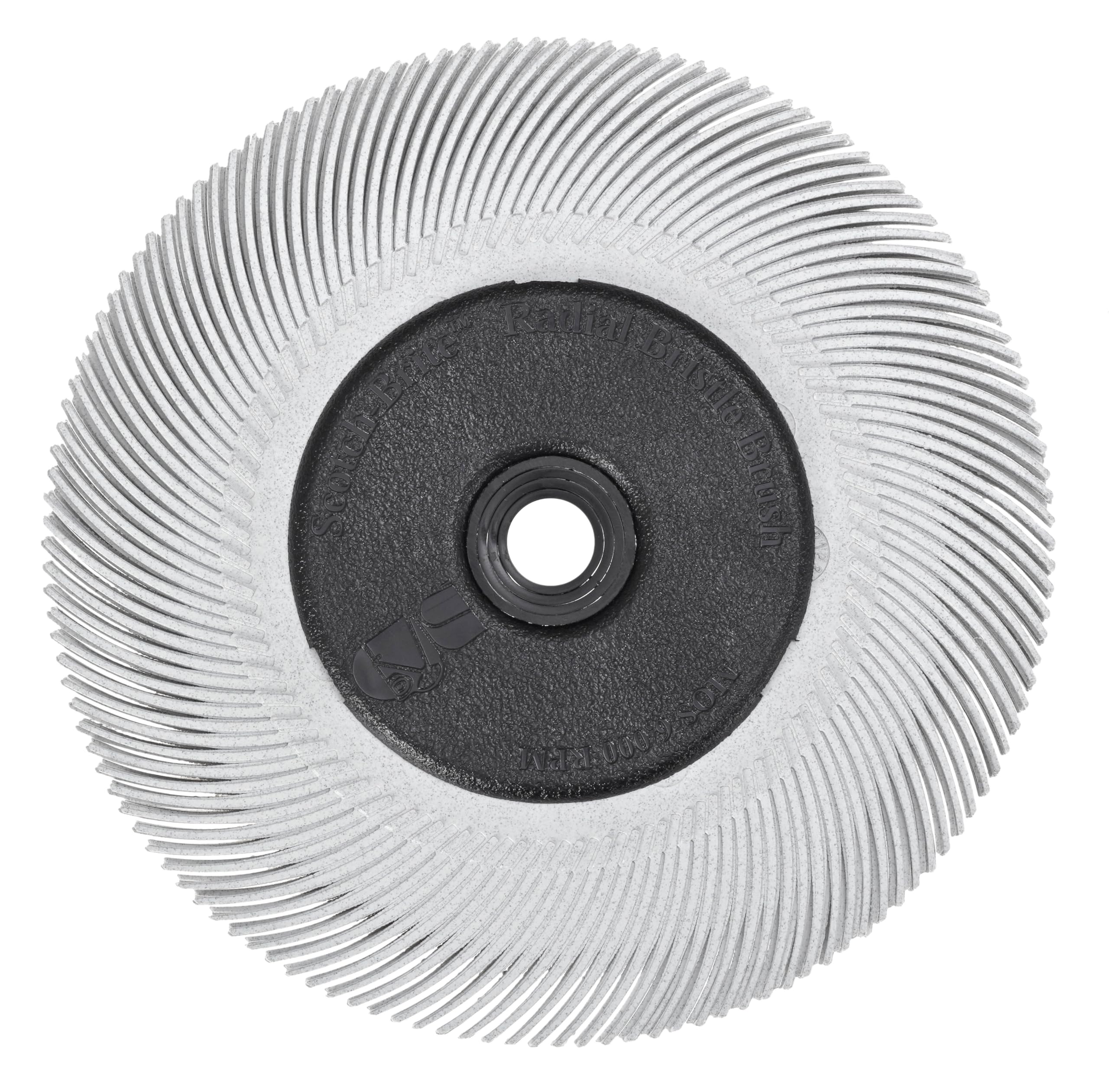 3M Scotch-Brite Cepillo Radial Bristle BB-ZB, 194 mm x 25 mm x 32 mm, P120 | Blanco, Tipo C, Con Adaptador, 2 por paquete