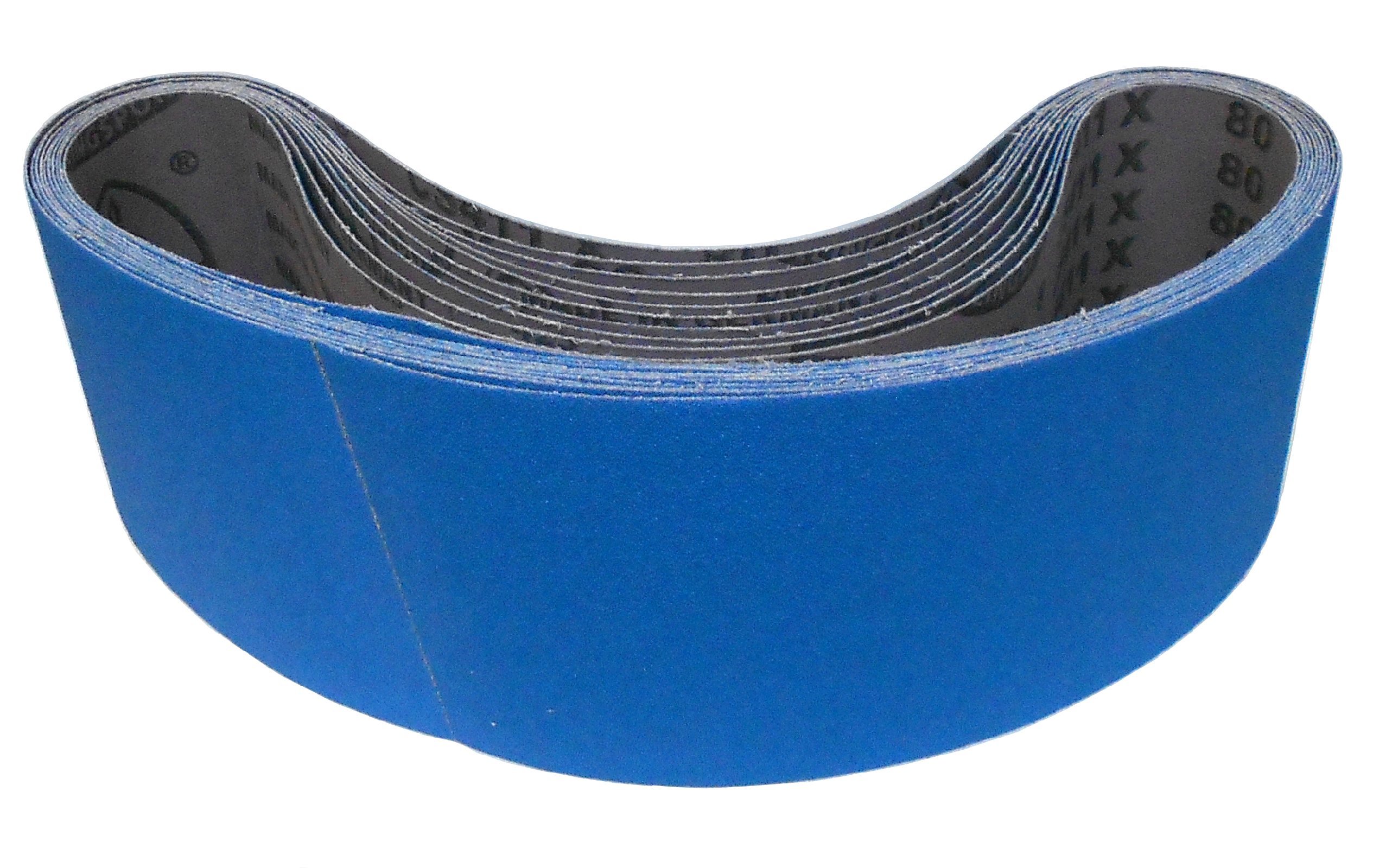 Klingspor CS 411 X Schleifband | 50 x 2000 mm | 4-teiliges Premium-Set | je ein Band der