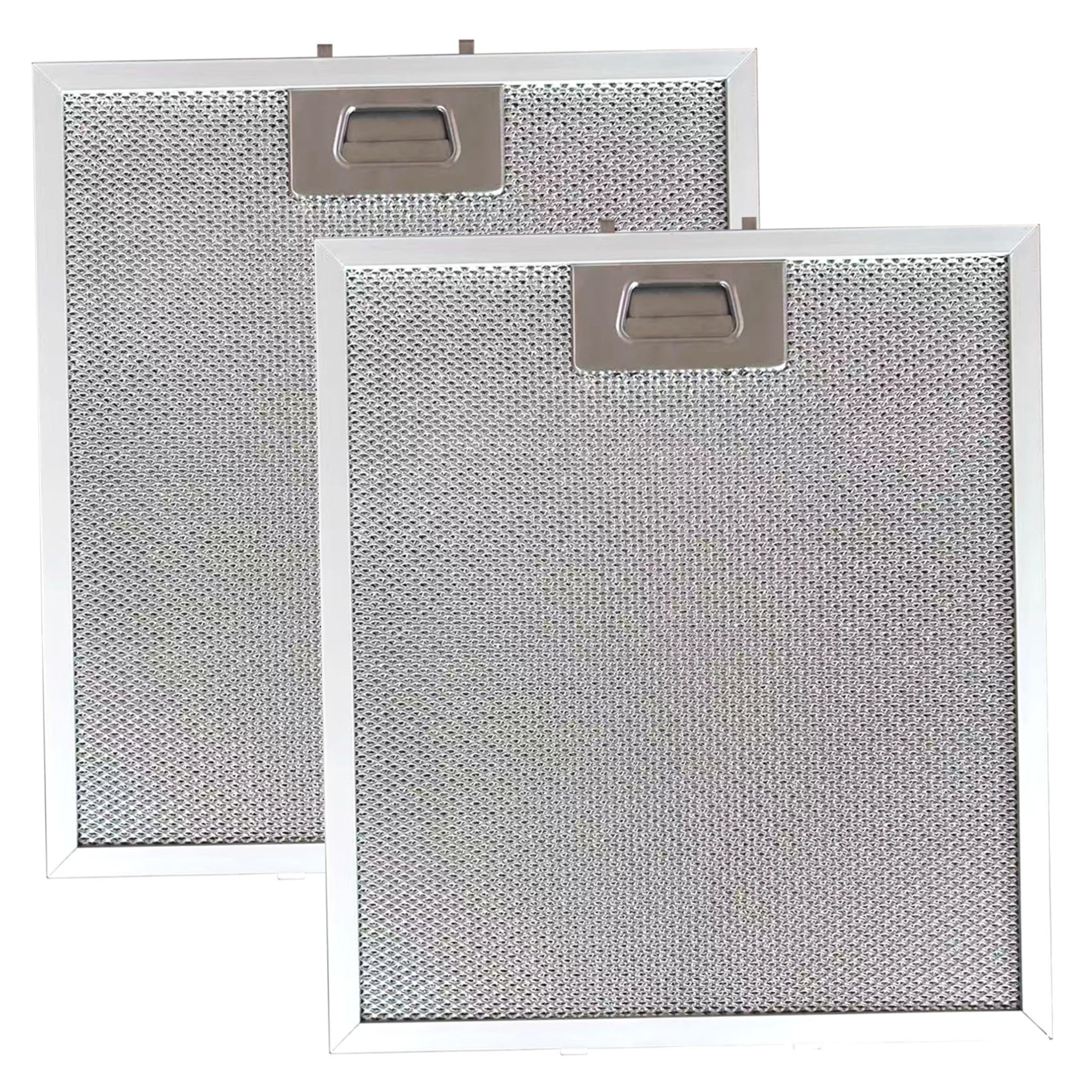 Filtres de hotte de cuisine en argent 10.51X12.01 pouces lot de 2