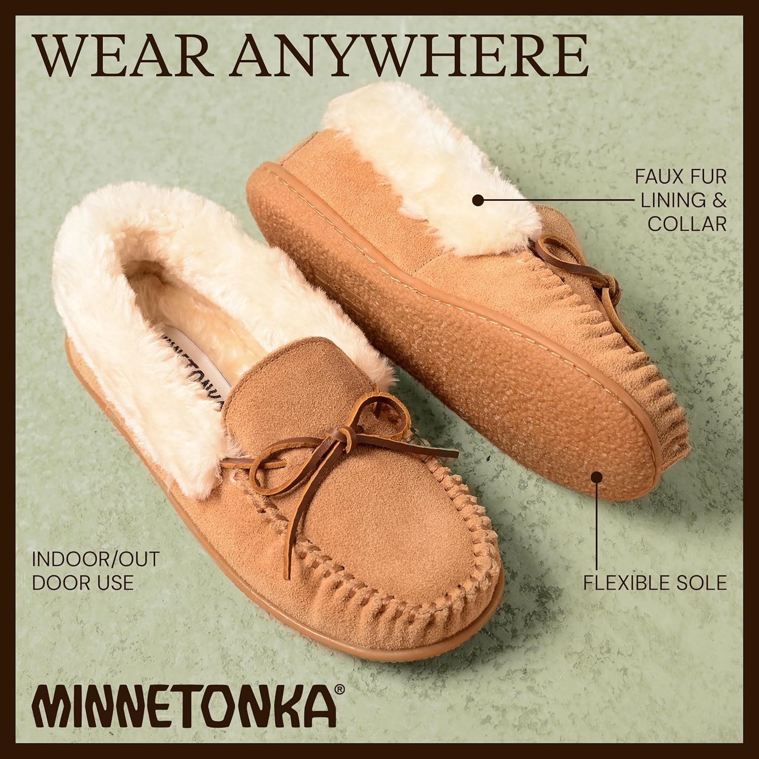 美品展示品 MINNETONKA 9 レザーキャンプモカシンシューズ スリッポン 美品展示品 MINNETONKA 9 レザーキャンプモカシンシューズ