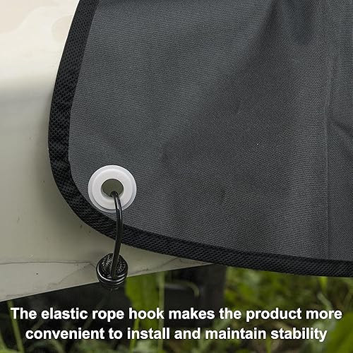 Miniatura 4 de Cubierta de enganche de caravana, impermeable, transpirable, cubierta protectora para enganche de remolque, cubierta protectora para remolque de