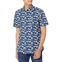 Amazon Essentials Camicia da Uomo a Maniche Corte con Bottoni