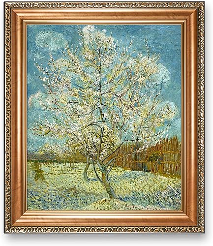 Miniatura 919 de A&T ARTWORK The Starry Night de Vincent Van Gogh. Tamaño del marco: 36 x 30 pulgadas, tamaño de la imagen: 30 x 24 pulgadas, reproducciones clásicas