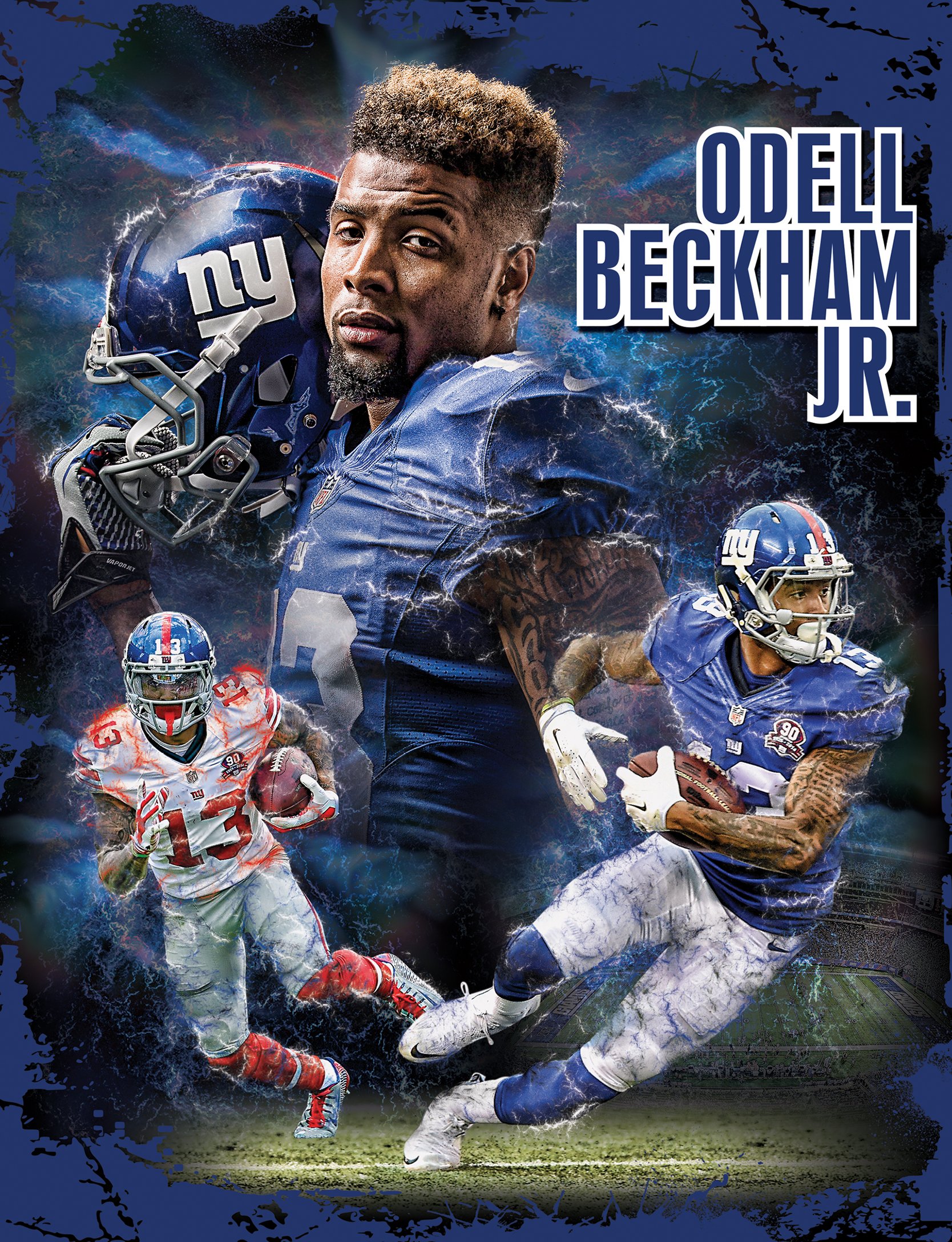 MasterPieces NFL New York Giants Jigsaw Puzzle, Odell Beckham Junior, 100 Pieces