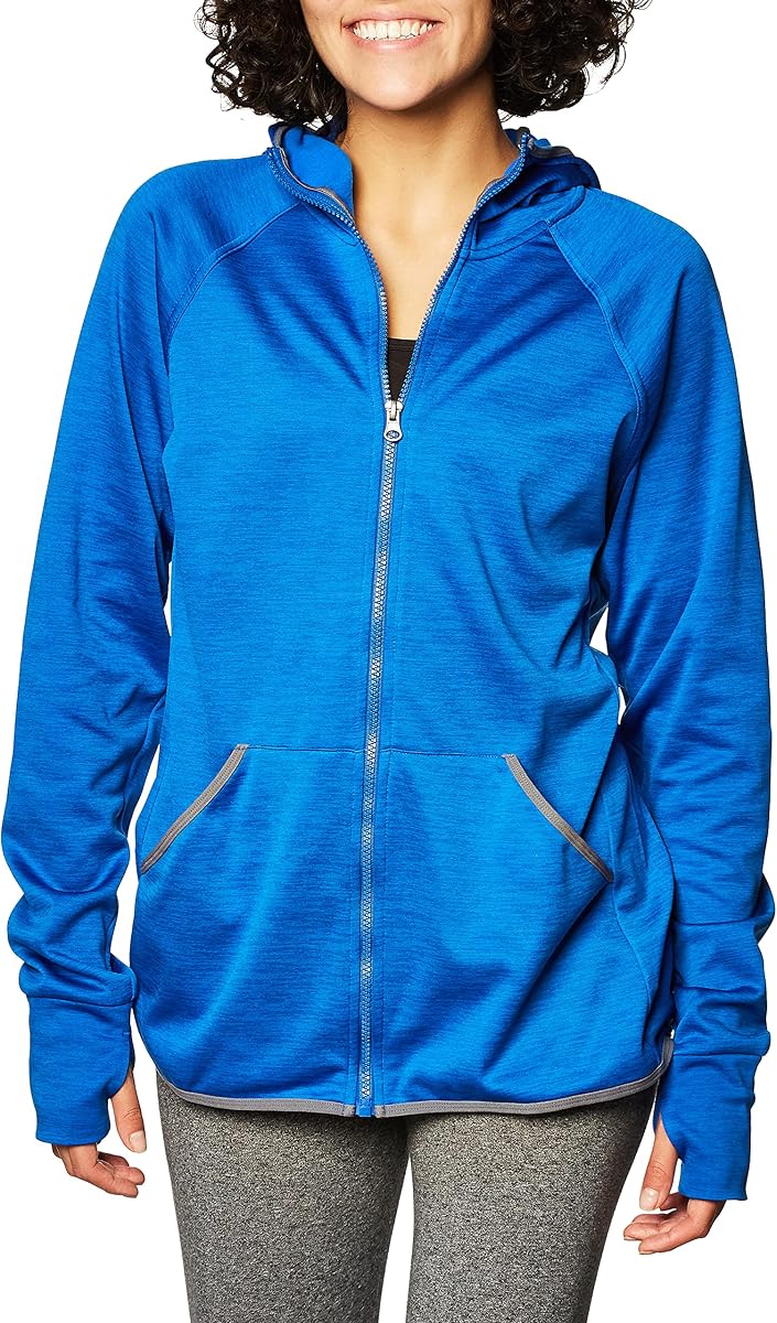 Sudadera con capucha Hanes Sport Performance Fleece Full Zip mujer